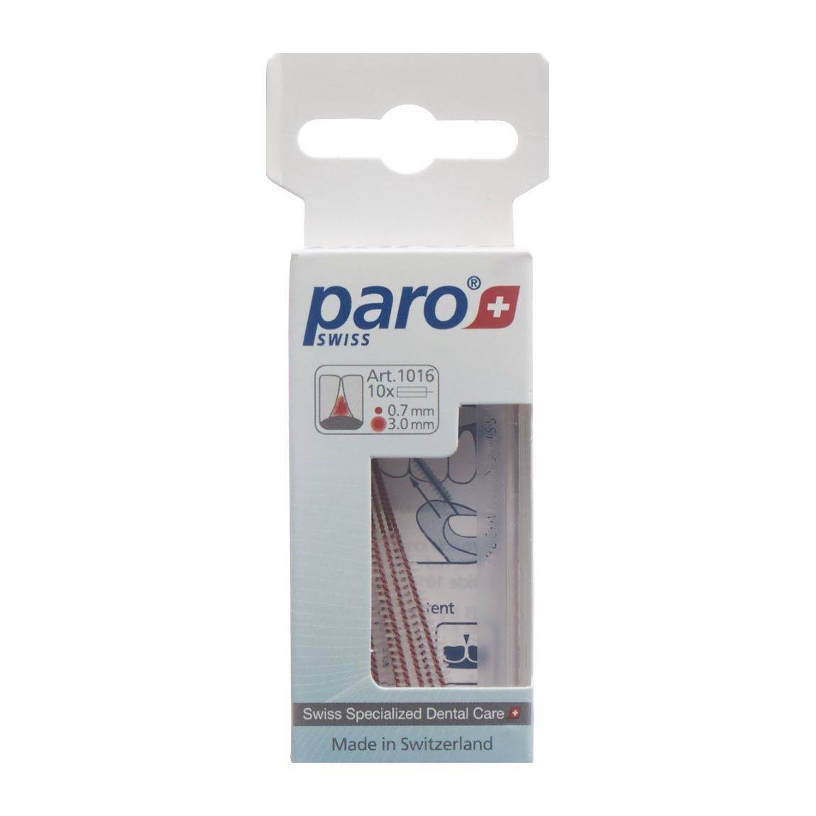 paro® ISOLA LONG 3mm x-fin rouge cylindrique 10 pièces