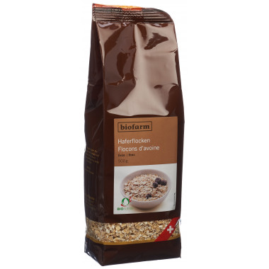 Biofarm flocons d'avoine fins Bourgeon Btl 500g Biofarm flocons d'avoine fins Bourgeon Btl 500g