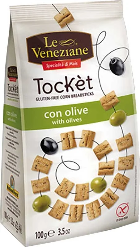 LE VENEZIANE Tocket aux olives sans gluten 100 g