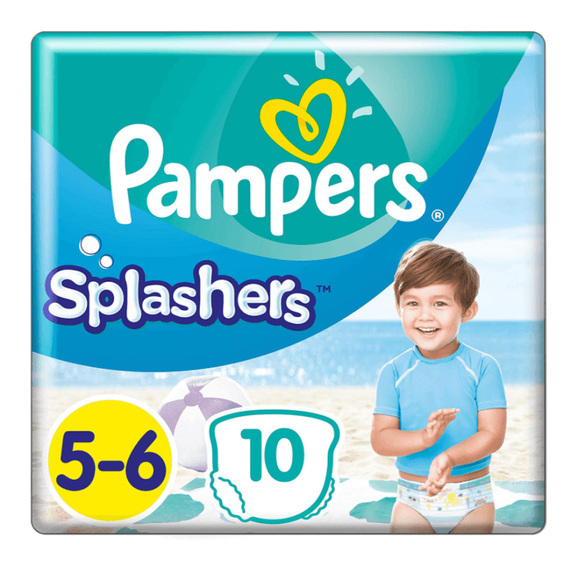 Pampers Splashers Gr5-6 paquet de 10 pièces