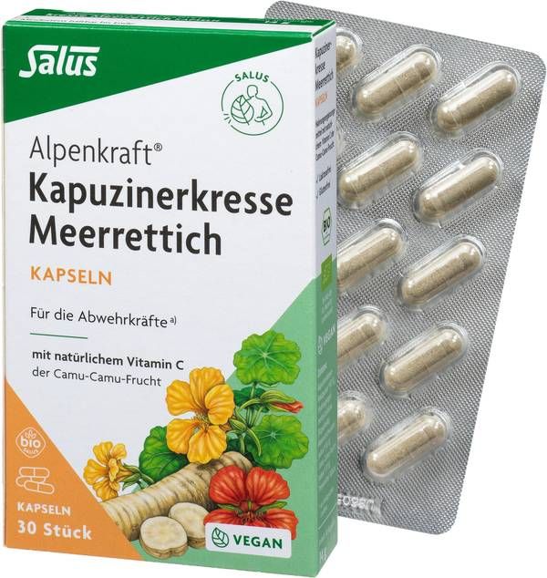 Capucine Salus® Alpenkraft Meerret Capsules 30 pièces Capucine Salus® Alpenkraft Meerret Capsules 30 pièces