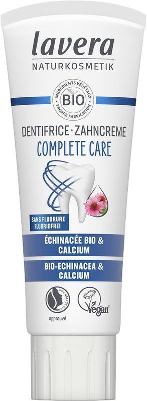 Lavera dentifrice complete care sans fluor 75ml