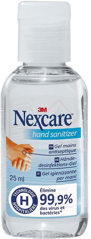 3M Nexcare Gel désinfectant pour les mains Fl 25ml 3M Nexcare Gel désinfectant pour les mains Fl 25ml