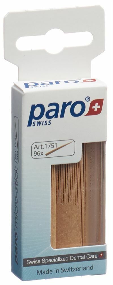 paro® MICRO STICKS bois denté super fin 96 pièces #1751