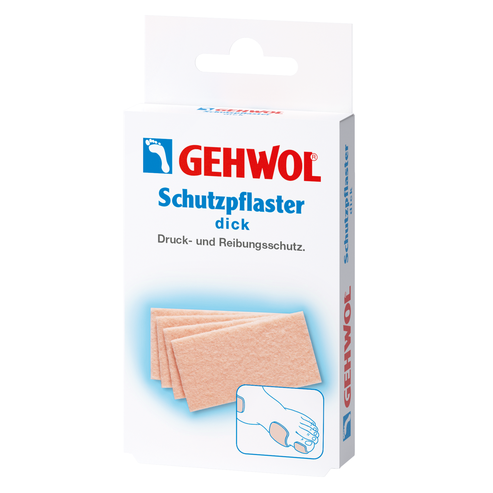 Gehwol pansements de protection 90x45mm épais 4 pièces