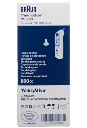 WELCH ALLYN ThermoScan PRO 6000 Enveloppe de protection 800 pièces