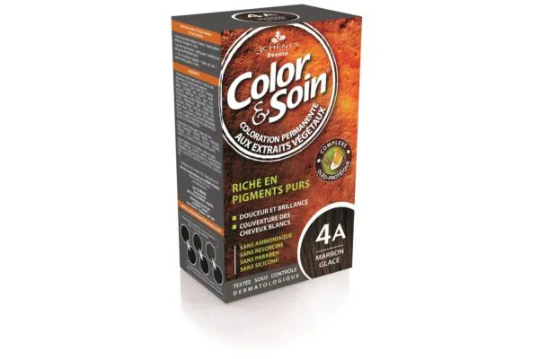 Color & Soin Coloration 4A marron glacé 135ml
