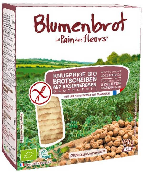 BLUMENBROT Tranches croustillantes aux pois chiches 150g