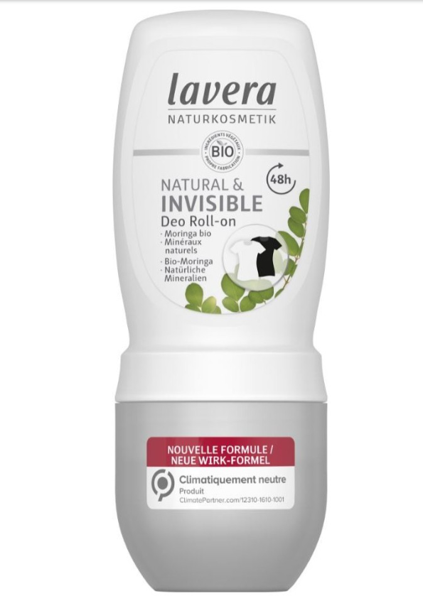 LAVERA Déodorant à bille Naturel & INVISIBLE 50ml