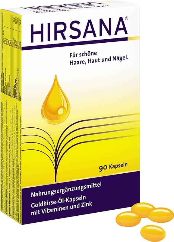 Hirsana gélules à l'huile de millet doré 90 gélules
