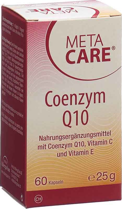 metacare Coenzyme Q10 gélules 60 pièces