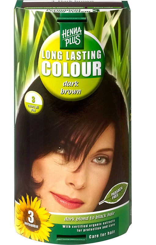 HENNA PLUS Long Last Colour 3 brun foncé