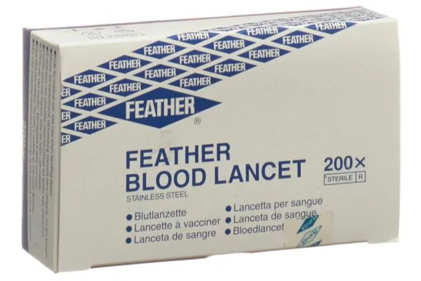 Lancettes sanguines Vitrex stériles 200 pièces