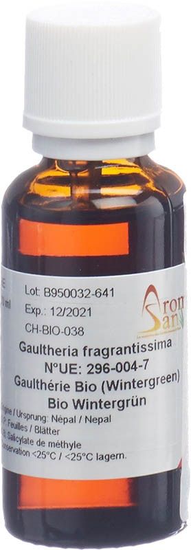Huile essentielle de gaulthérie Aromasan 30ml Huile essentielle de gaulthérie Aromasan 30ml