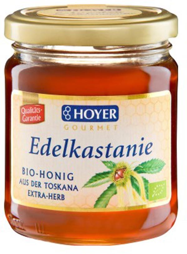 HOYER Miel de châtaignier Toscane Bio pot 500g