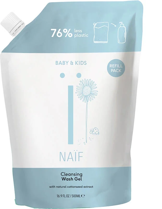 Recharge de gel nettoyant Naïf Baby & Kids, 500 ml