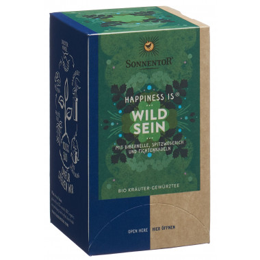 Sonnentor Happiness is Wild sein Thé BIO Btl 18 pièces Sonnentor Happiness is Wild sein Thé BIO Btl 18 pièces