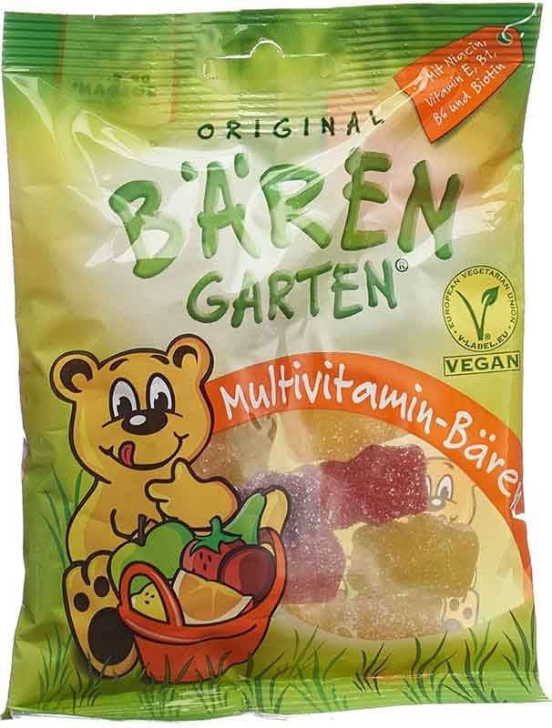 Soldan BÖRENGARTEN oursons multivitaminés végétaliens 125g Soldan BÖRENGARTEN oursons multivitaminés végétaliens 125g
