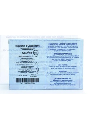 BIOLIGO Soufre 20 Amp 2ml