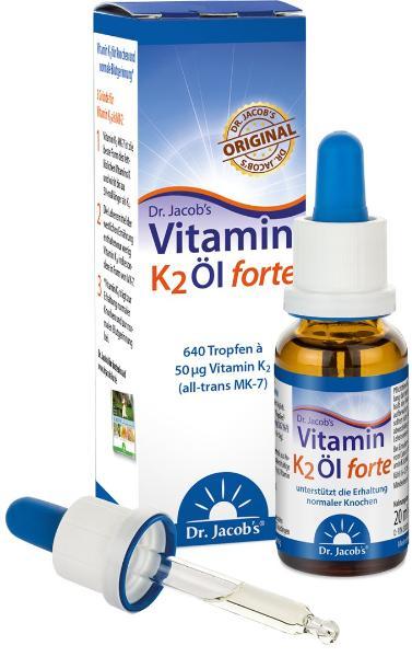 DR. JACOB'S Huile de vitamine D3K2 20ml