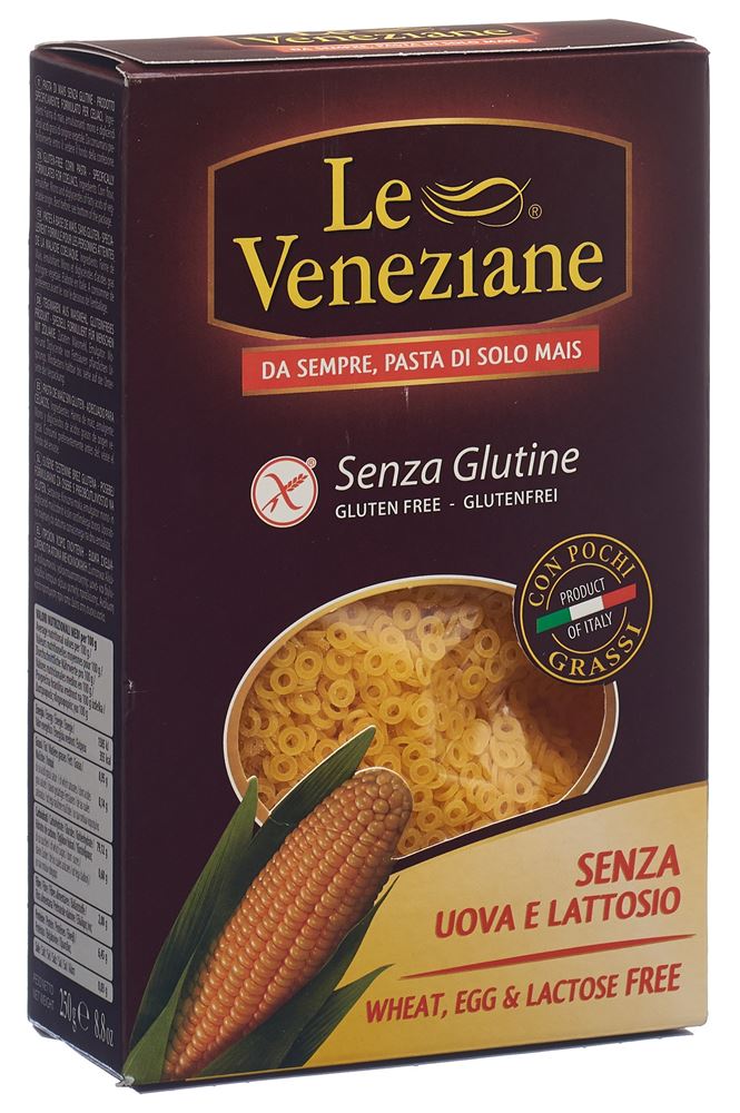 LE VENEZIANE Anellini maïs sans gluten 250g
