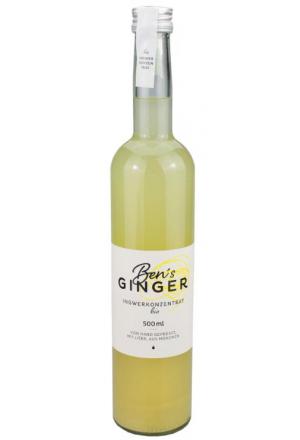 BEN'S GINGER Concentré de gingembre Bio Fl small 500ml