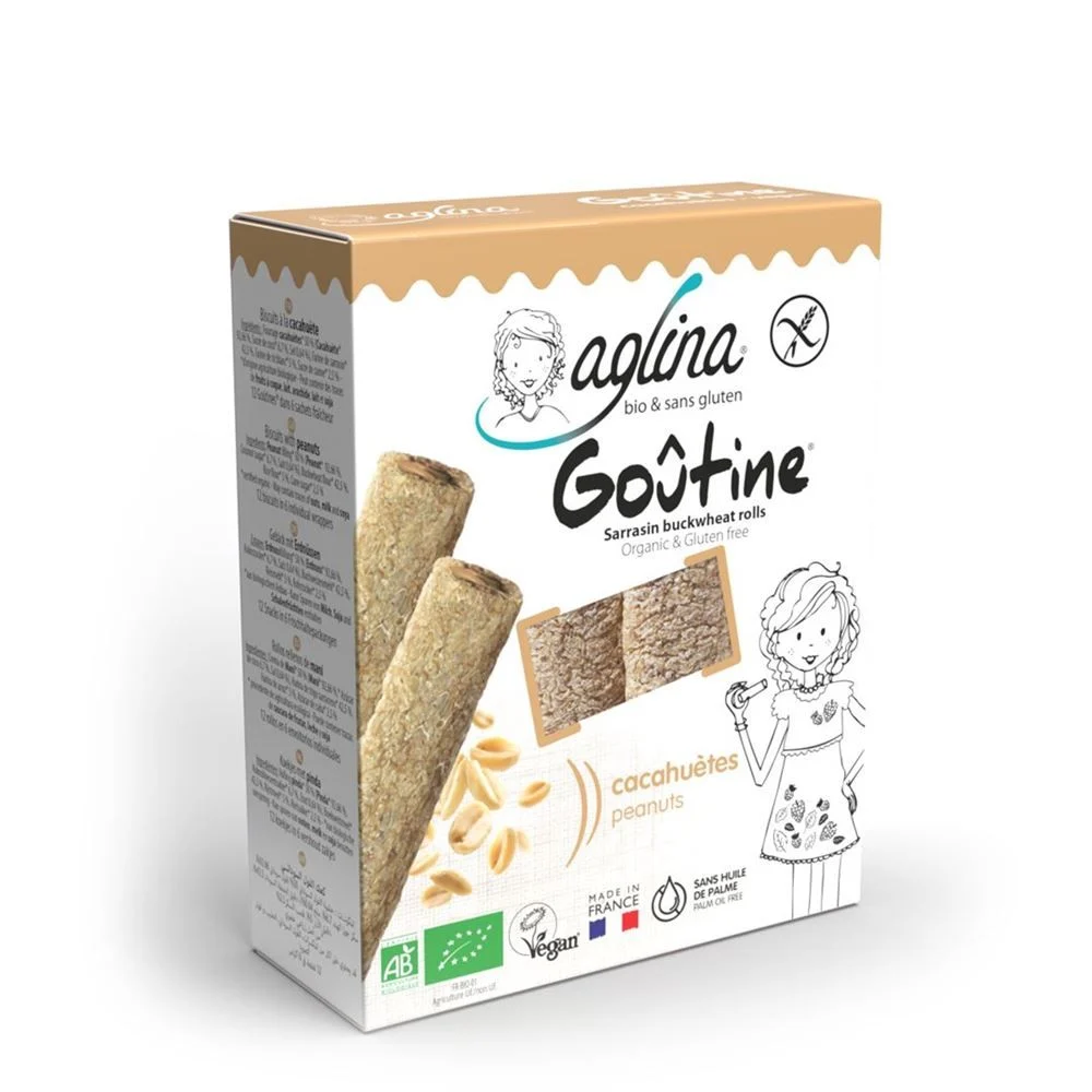 AGLINA Goûtine cacahuète bio 125g