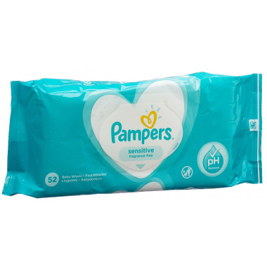Pampers Lingettes humides Sensitive 52 pièces