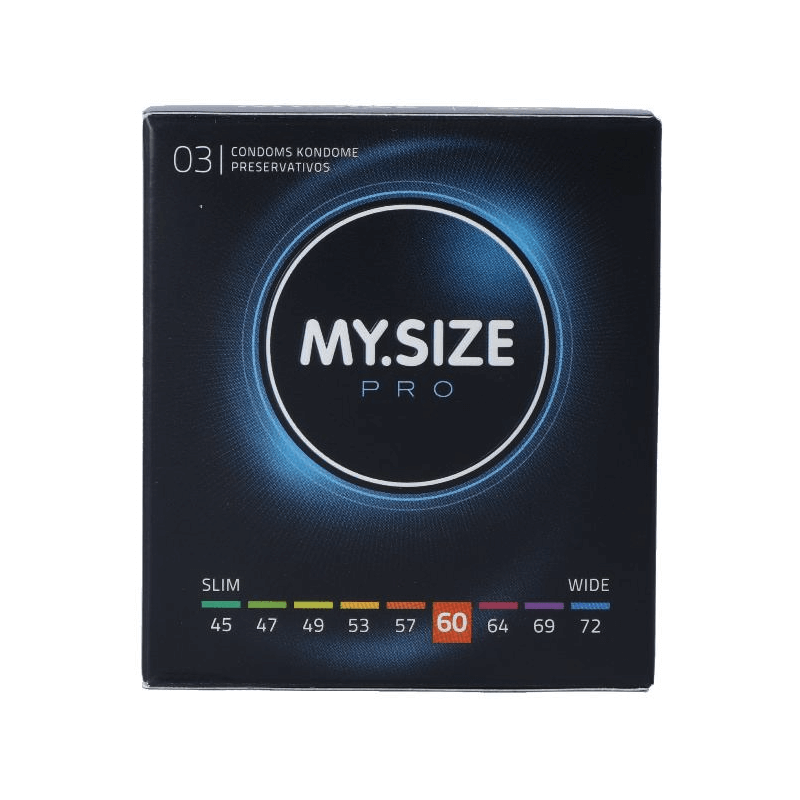 Préservatif MY SIZE PRO 60mm 3 pièces