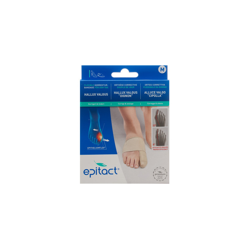Epitact bandage correcteur flexible hallux valgus TAG M 21.5-23cm