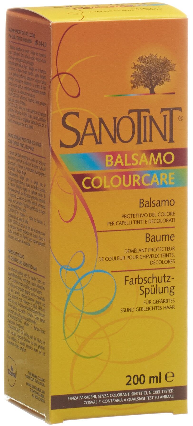 Après-shampooing Sanotint avec protection de la couleur 200ml Après-shampooing Sanotint avec protection de la couleur 200ml