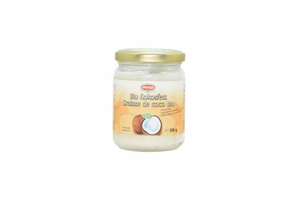 Morga graisse de coco bio 200g Morga graisse de coco bio 200g