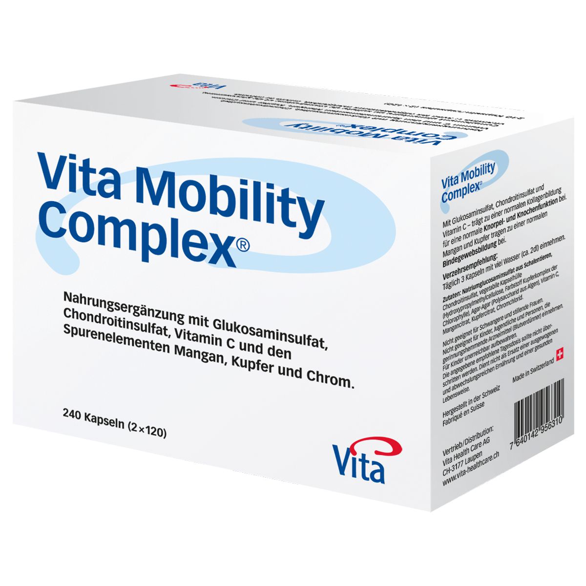 Vita Mobility Complex gélules 240 pièces Vita Mobility Complex gélules 240 pièces
