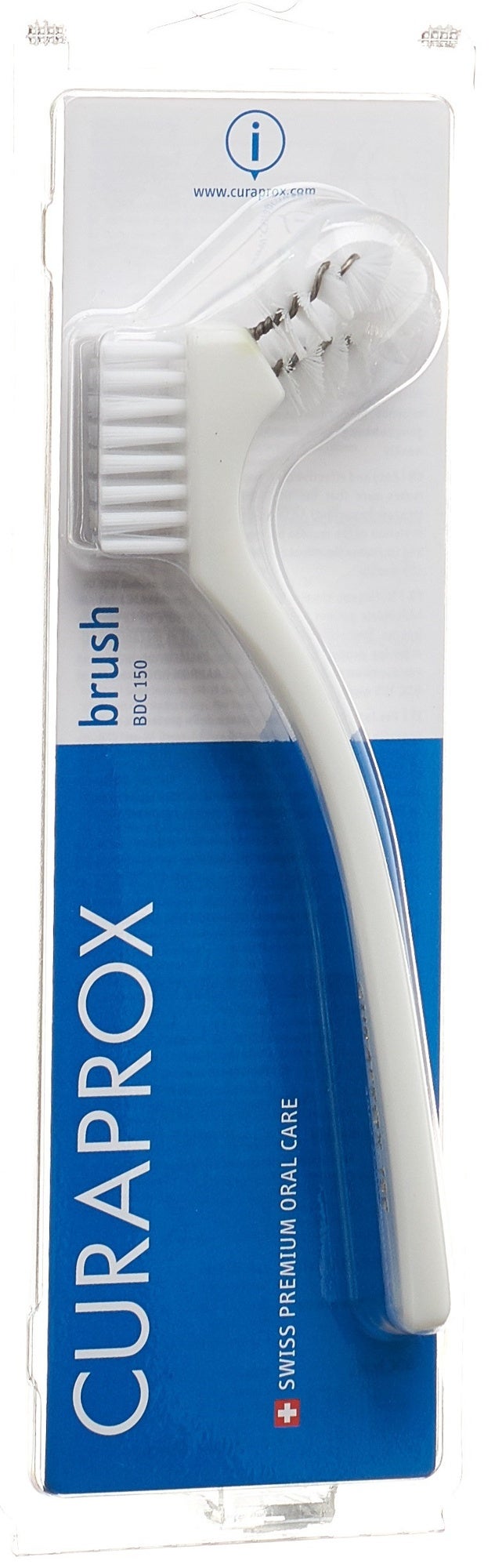 Curaprox BDC 150 Brosse à prothèse dentaire blanc