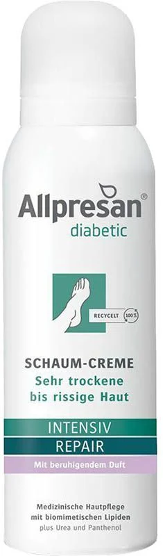 Allpresan diabetic Mousse Crème Réparation Intensive o Urea 125ml