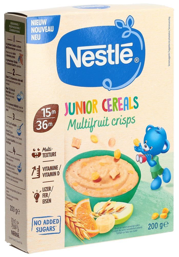 Nestlé Junior Cereals Crisps Multifruit 200g