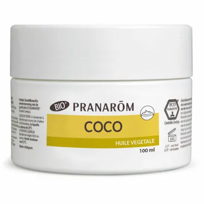 PRANAROM Huile végétale de coco BIO 100ml PRANAROM Huile végétale de coco BIO 100ml