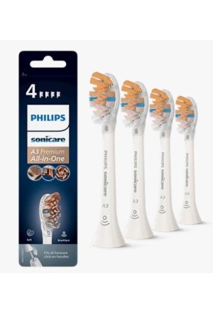 Philips Sonicare A3 Premium Tout-en-un blanc 4 pièces Philips Sonicare A3 Premium Tout-en-un blanc 4 pièces