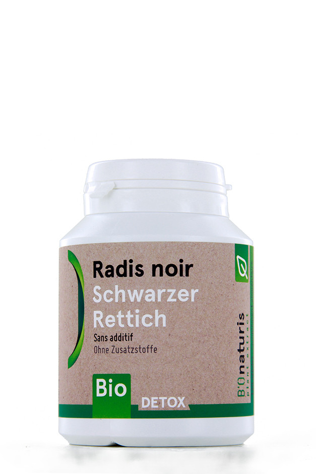 BIOnaturis Radis noir 250mg Bio 120 pièces BIOnaturis Radis noir 250mg Bio 120 pièces