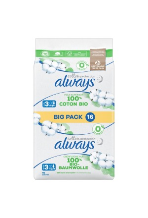 ALWAYS Ultra Binde Cot Night BigP (nouveau) 16 pces