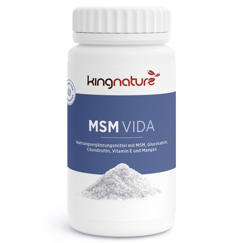 Kingnature MSM Vida gélules 860 mg Ds 60 pièces Kingnature MSM Vida gélules 860 mg Ds 60 pièces
