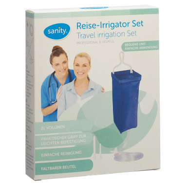 Kit de voyage Sanity Irrigator complet 2L Btl Kit de voyage Sanity Irrigator complet 2L Btl