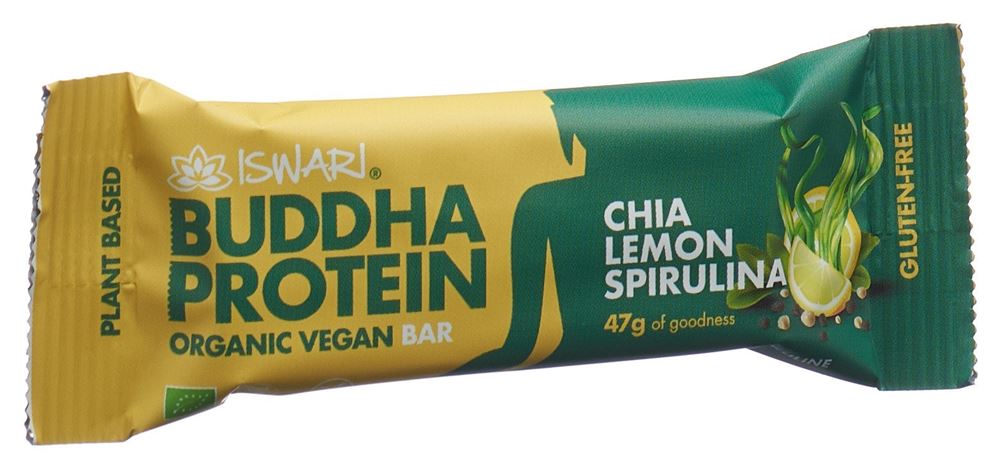 ISWARI Protein Bar Spirulina&Citron BIO 47g ISWARI Protein Bar Spirulina&Citron BIO 47g