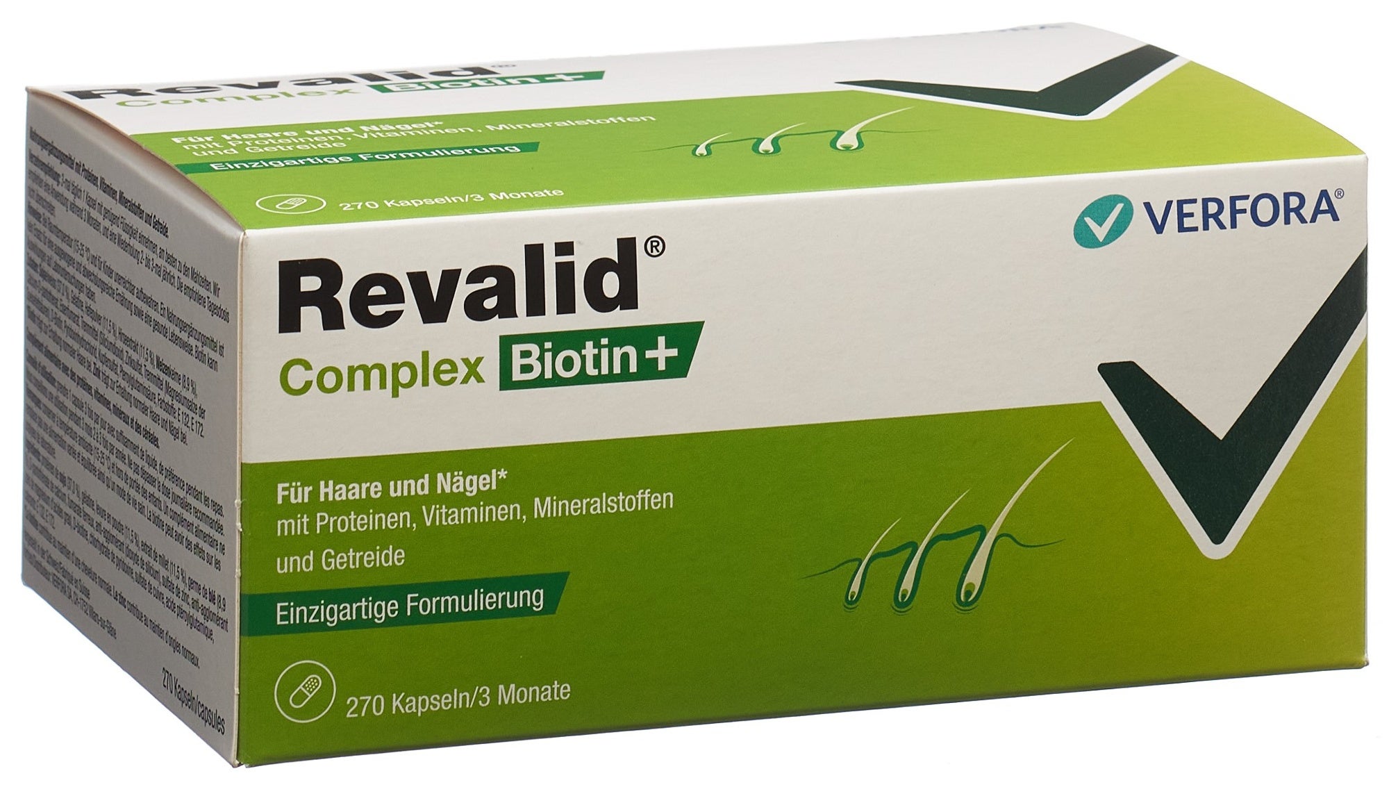 Revalid Complex Biotine+ gélules 270 pièces Revalid Complex Biotine+ gélules 270 pièces