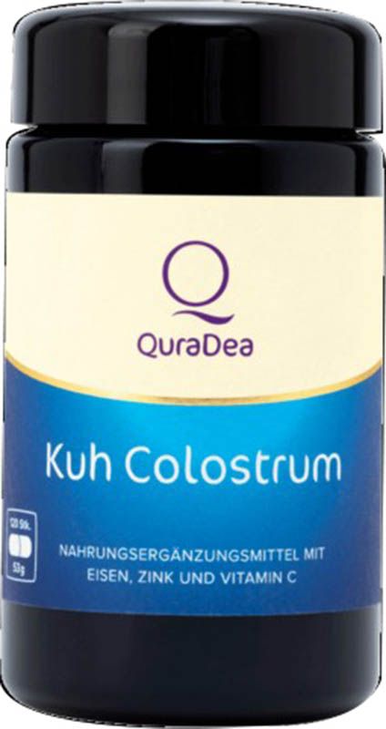 QuraDea Colostrum de Vache Capsules Fer Vit C 120 pièces QuraDea Colostrum de Vache Capsules Fer Vit C 120 pièces