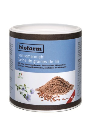 Farine de graines de lin BIOFARM Bourgeon CH 250g Farine de graines de lin BIOFARM Bourgeon CH 250g