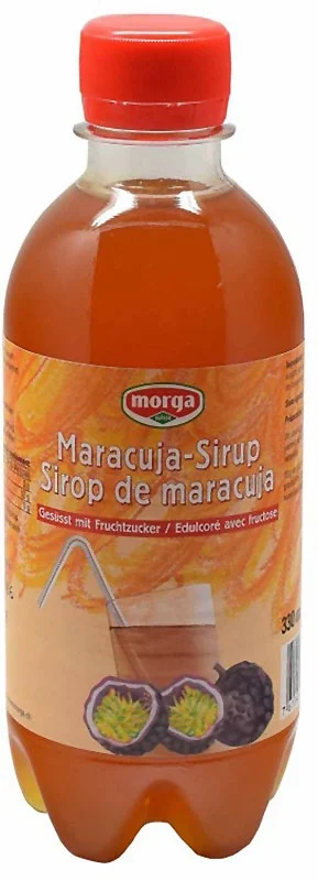 Sirop Morga à la passion avec du fructose, 3,3 dl