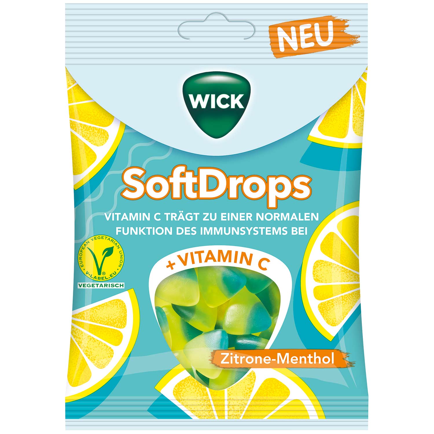 Vicks Soft Drop Citron Menthol 90g Vicks Soft Drop Citron Menthol 90g