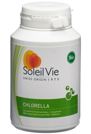 Soleil Vie Bio Chlorella pyrenoidosa comprimés 250 mg Algue d'eau douce 300 pièces Soleil Vie Bio Chlorella pyrenoidosa comprimés 250 mg Algue d'eau douce 300 pièces