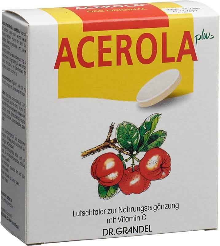 Dr. Grandel Acerola Plus sucettes vitamine C 32 pièces Dr. Grandel Acerola Plus sucettes vitamine C 32 pièces